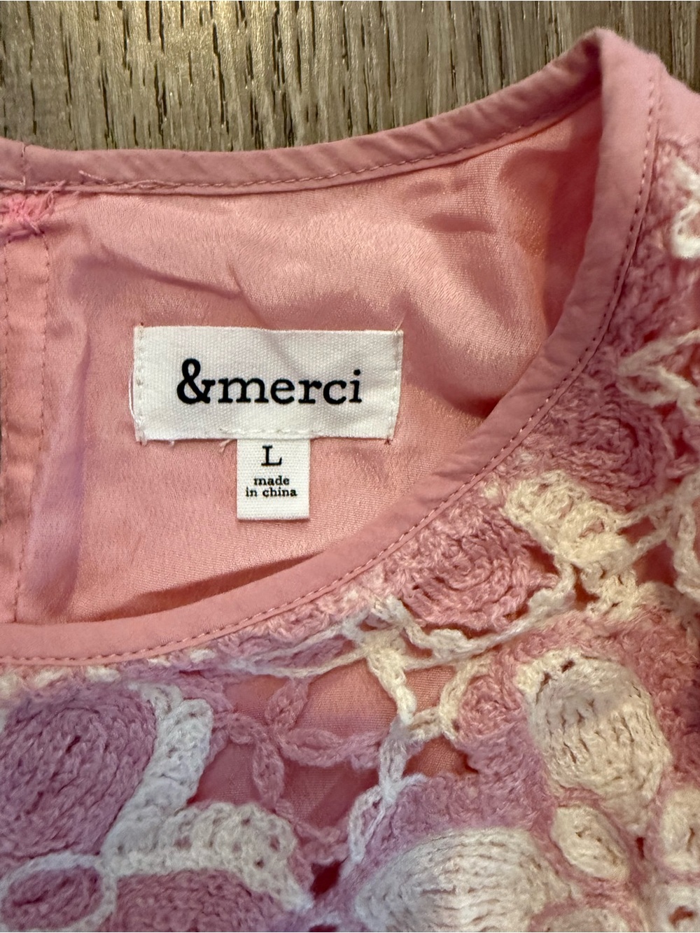 Anthropologie x & Merci crochet Emerson Dress midi - Picture 5 of 9